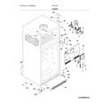 Frigidaire FFHT1621TW0 cabinet diagram