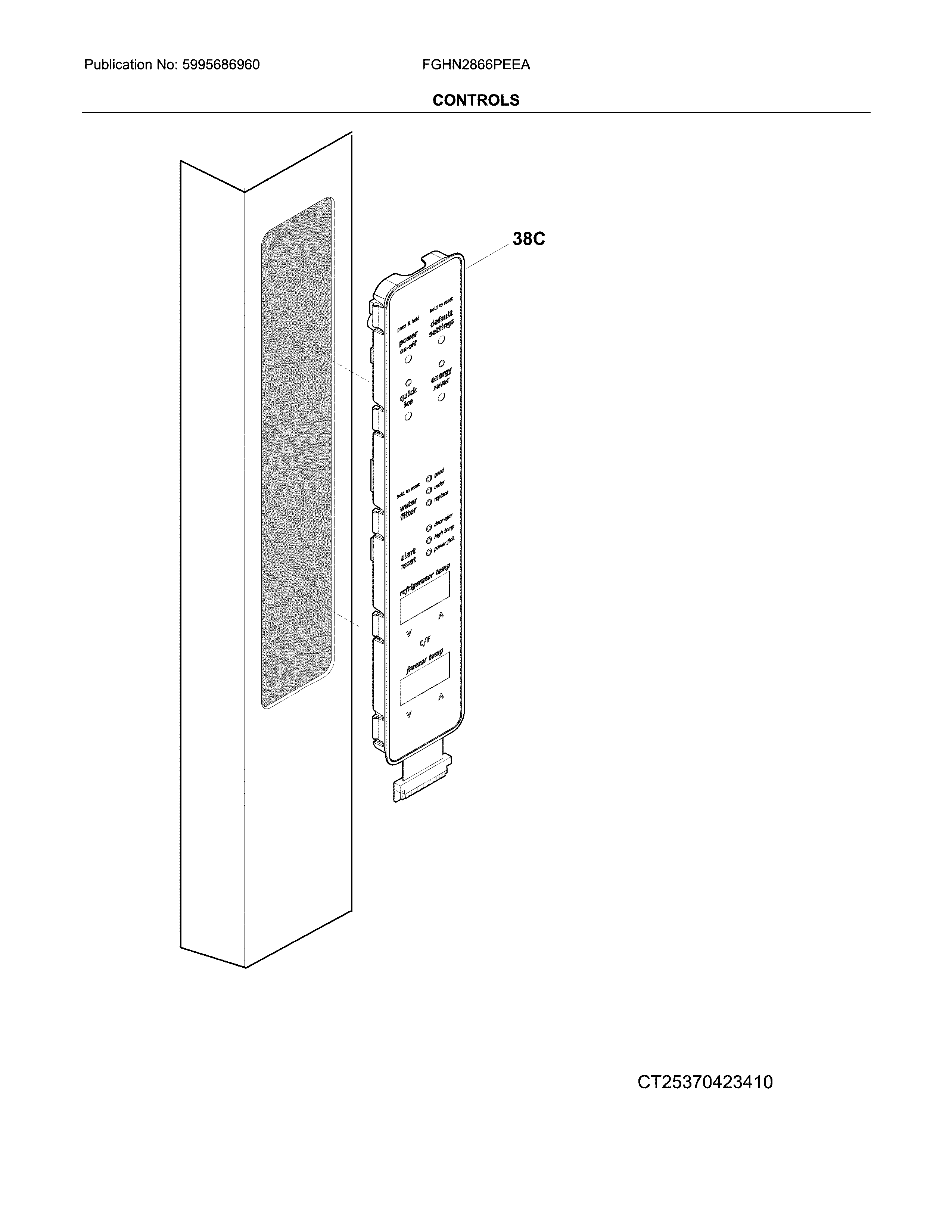 Frigidaire FGHN2866PEEA control diagram