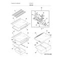 Frigidaire FFHT1821TS0 shelves diagram