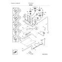 Frigidaire FFGF3056TDA burner diagram