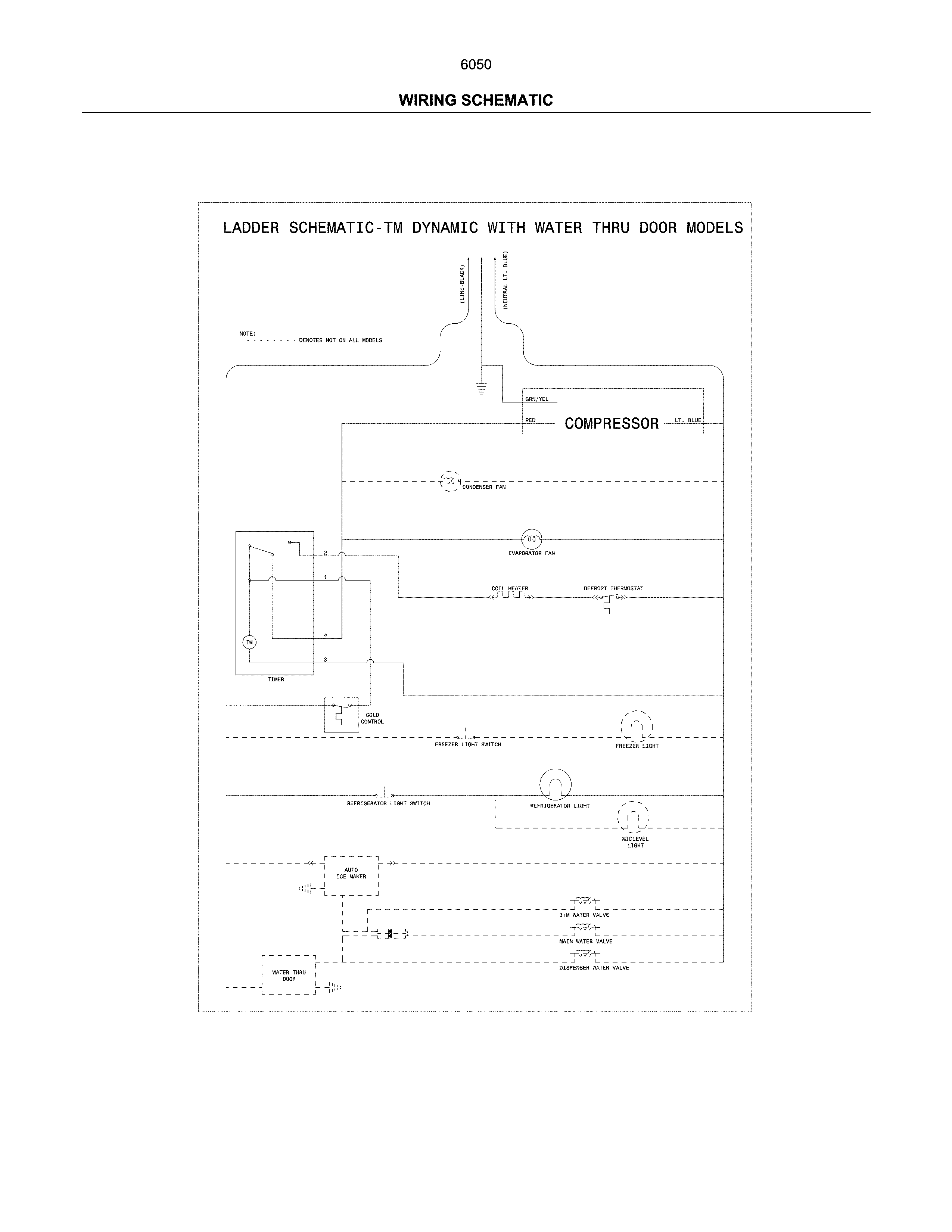 Kenmore 25360505614 wiring schematic diagram