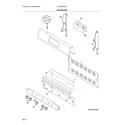 Frigidaire LFGF3054TDA backguard diagram