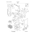 Frigidaire LFGF3054TDA body diagram