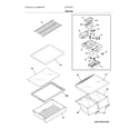Frigidaire FGTR1837TF0 shelves diagram