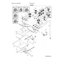 Frigidaire FPGH3077RFE burner diagram
