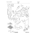 Frigidaire CFEF3053TWA body diagram
