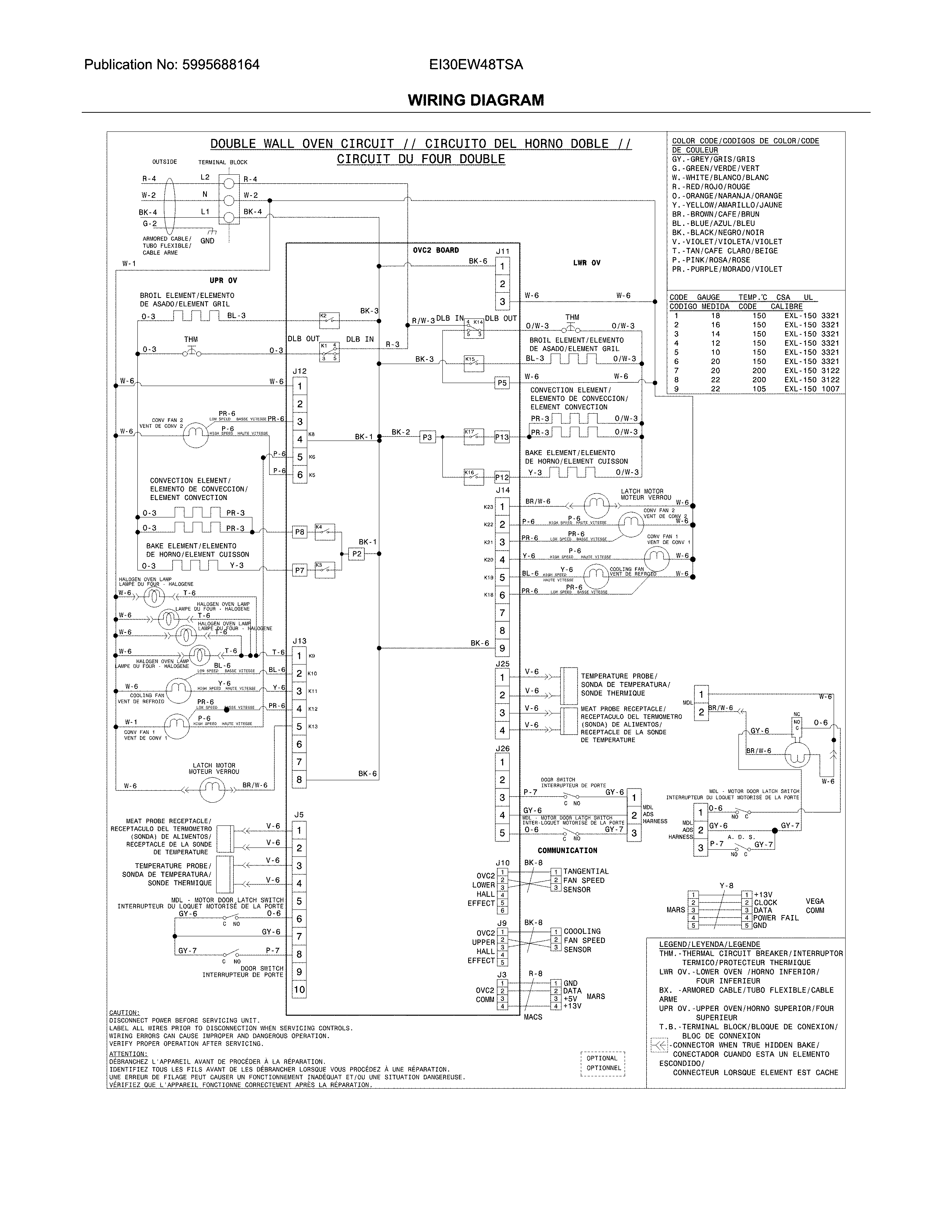 Electrolux EI30EW48TSA wiring diagram diagram