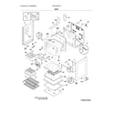 Frigidaire FGEF3036TFA body diagram