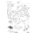 Frigidaire CFEF3014TWB body diagram