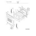 Frigidaire FGGF3036TBA door diagram