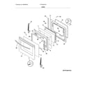 Frigidaire FFIF3054TDA door diagram