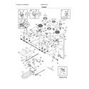 Electrolux E36GF76TPSA burner diagram