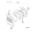 Frigidaire FFEF3018LMM door diagram