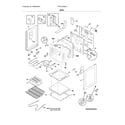 Frigidaire FFEF3018LBK body diagram