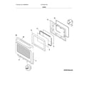 Frigidaire CFEF3051TSA door diagram
