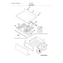 Frigidaire FFEF3056TBA top/drawer diagram