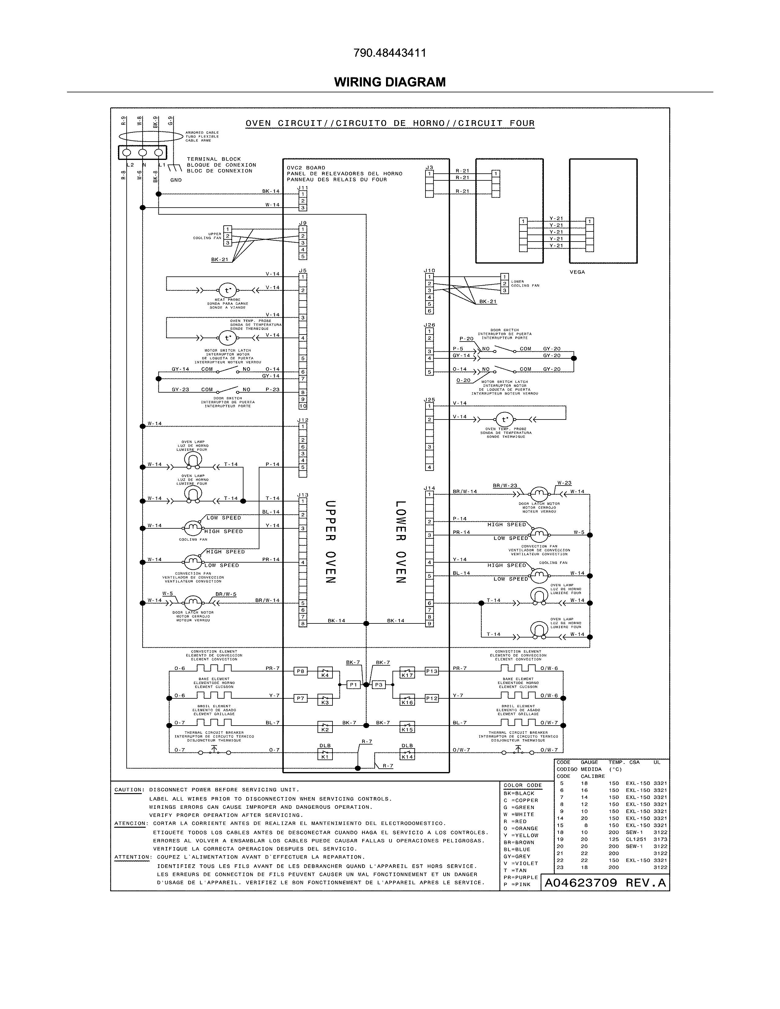 Kenmore Elite 79048443411 wiring diagram diagram