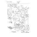 Frigidaire FGEF3035RWD body diagram