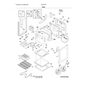 Frigidaire CFEF3053TWB body diagram