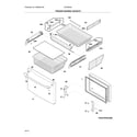 Electrolux EI27BS26JBC freezer drawer, baskets diagram