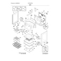 Frigidaire CFEF3054TFB body diagram