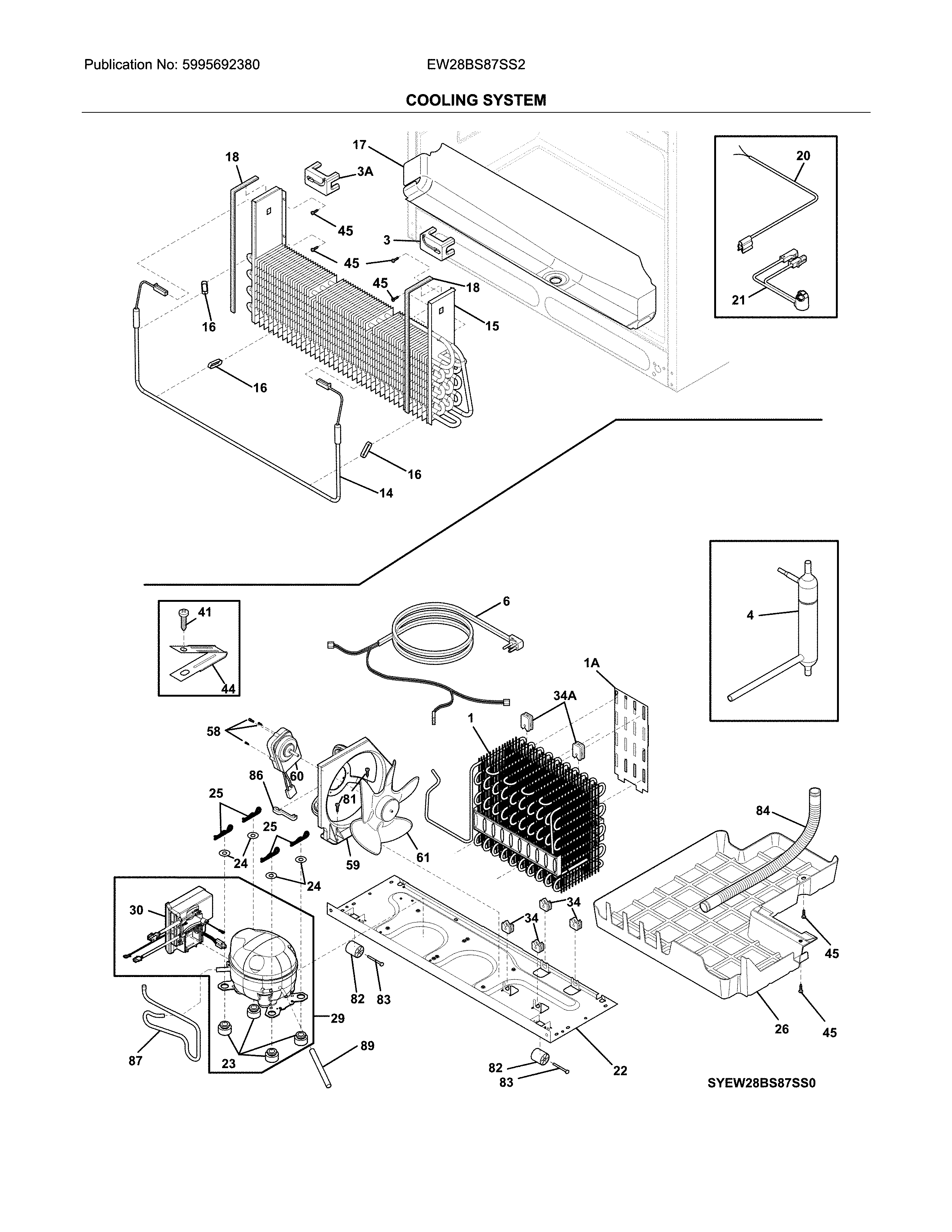 Electrolux EW28BS87SS2 system diagram