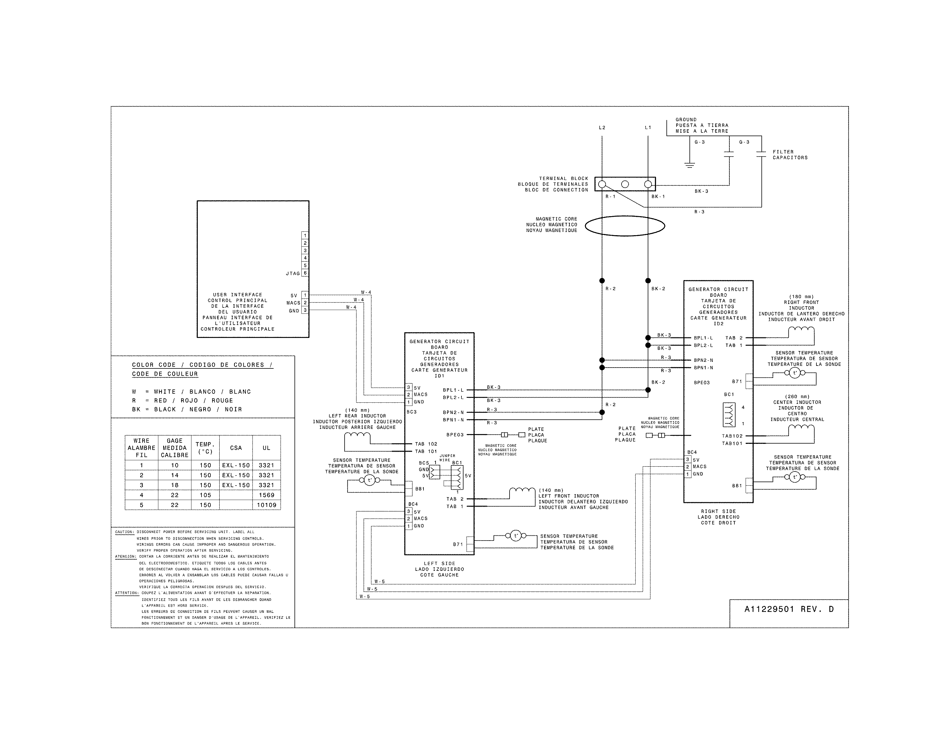 Frigidaire FFIC3026TBA wiring diagram diagram
