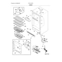 Frigidaire FFFH17F4QTC cabinet diagram