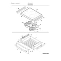 Frigidaire CPEH3077RFE top/drawer diagram