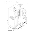 Frigidaire FFSS2325TE0 cabinet diagram