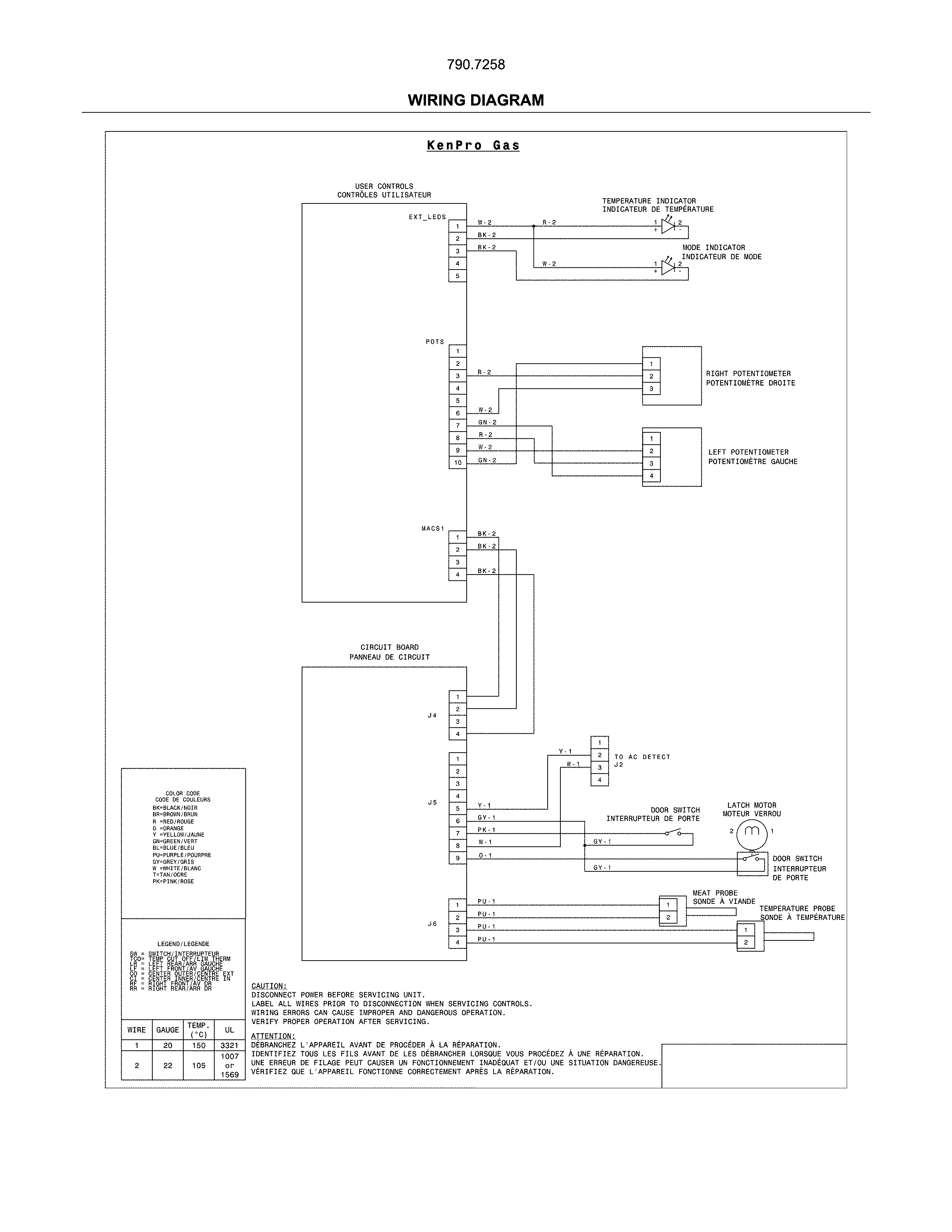 Kenmore Pro 79072583518 wiring diagram diagram