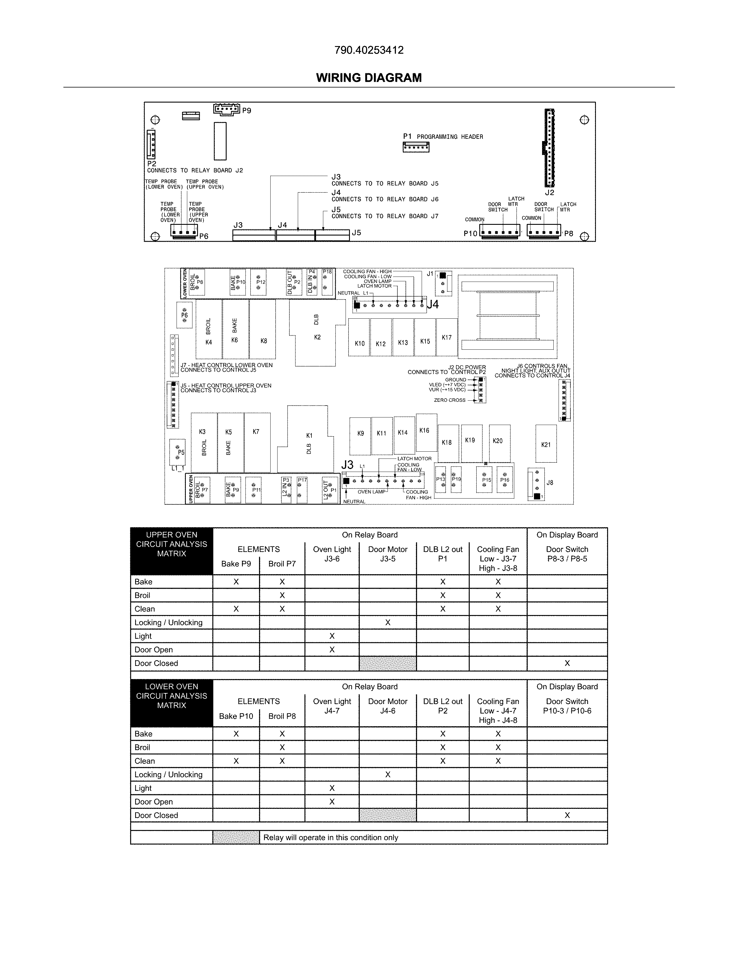 Kenmore 79040253412 wiring diagram diagram