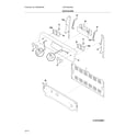 Frigidaire CFEF3024RSC backguard diagram