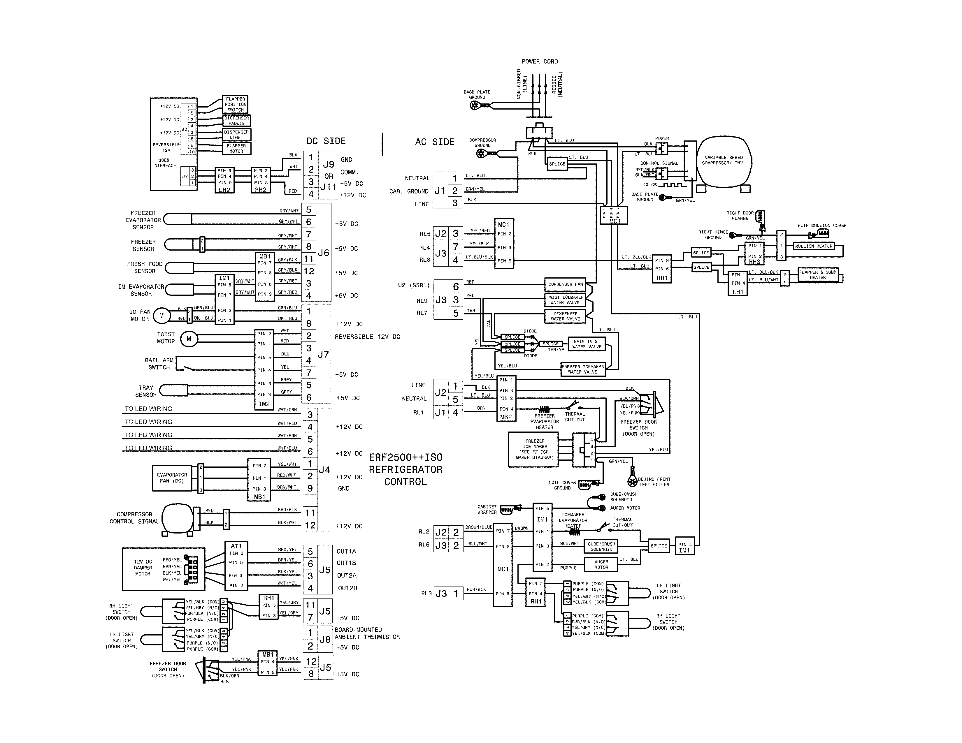 Frigidaire LFHB2751TF3 wiring diagram diagram