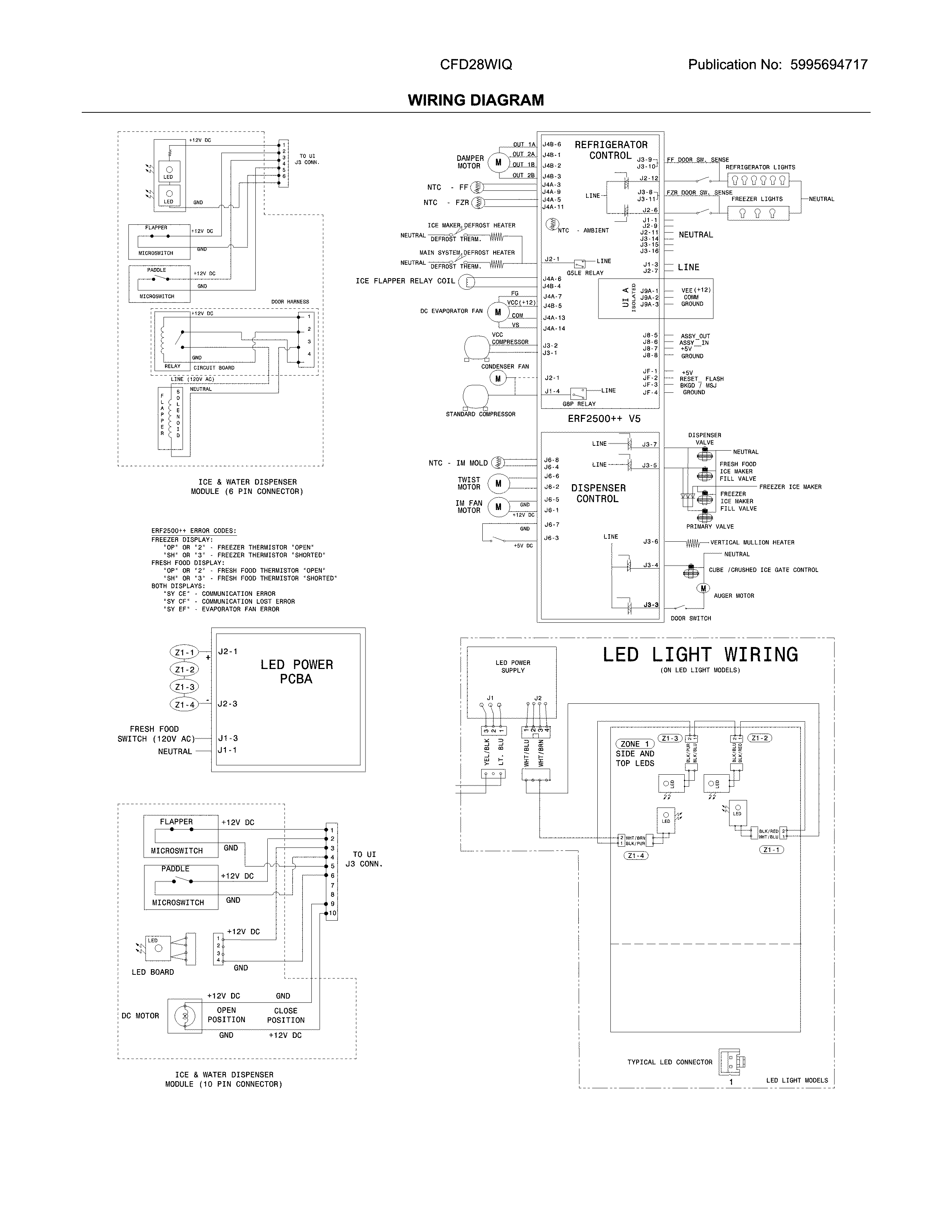 Crosley CFD28WIQB0 wiring diagram diagram