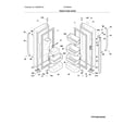 Crosley CFD28WIQB1 fresh food door diagram