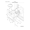 Crosley CFD28WIQB1 controls & ice dispenser diagram