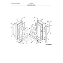 Crosley CFD28WIQWC fresh food door diagram