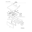 Frigidaire LFEF3052TFB top/drawer diagram