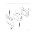 Frigidaire LFEF3052TFB door diagram