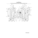 Kenmore 25370349412 fresh food door diagram
