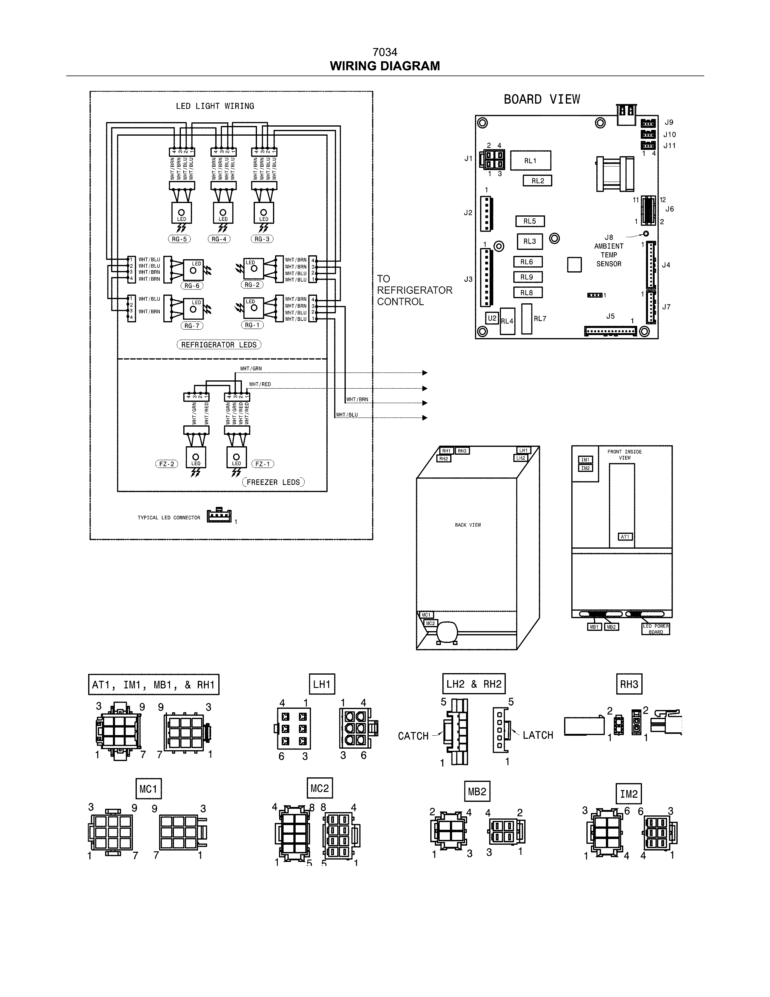 Kenmore 25370349413 wiring schematic diagram
