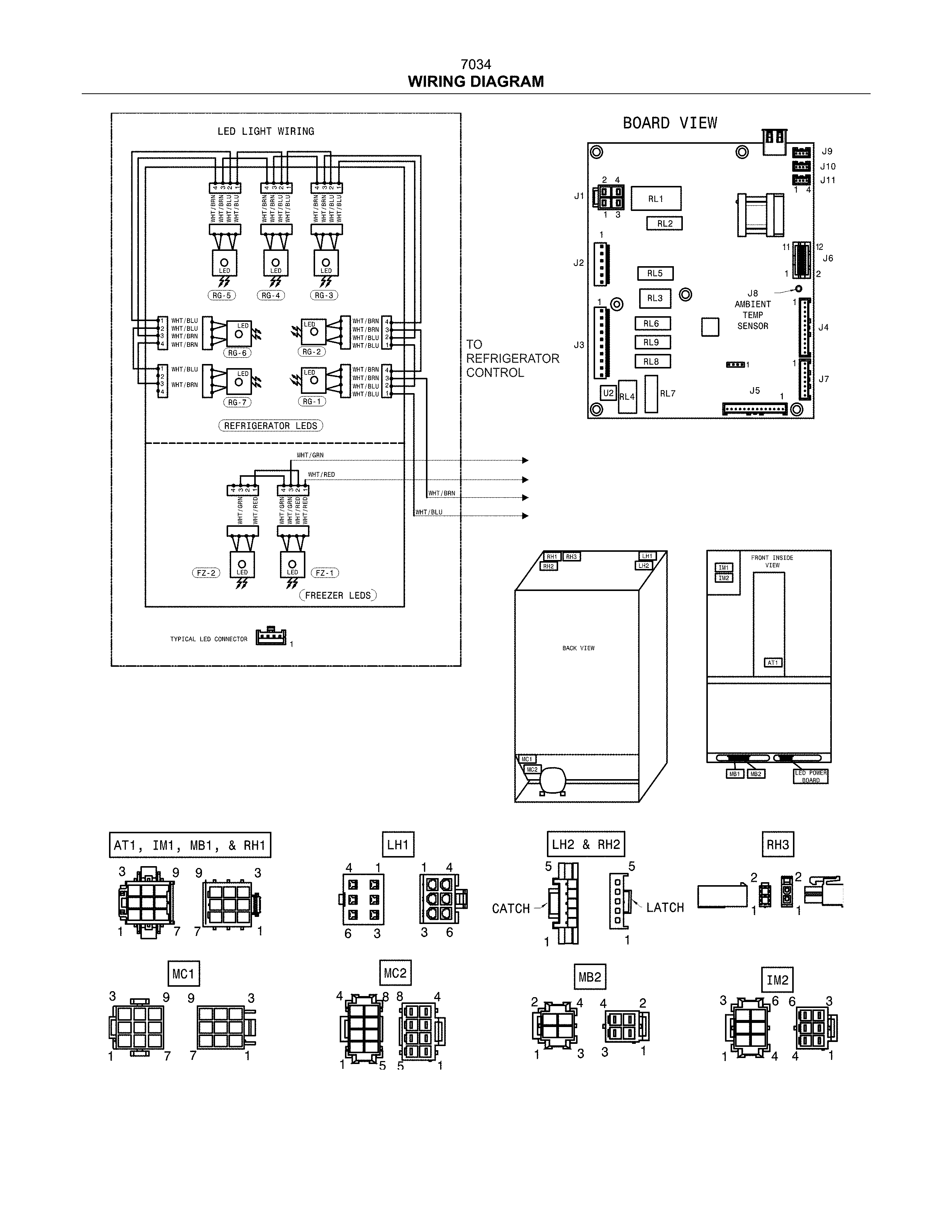 Kenmore 25370349414 wiring schematic diagram
