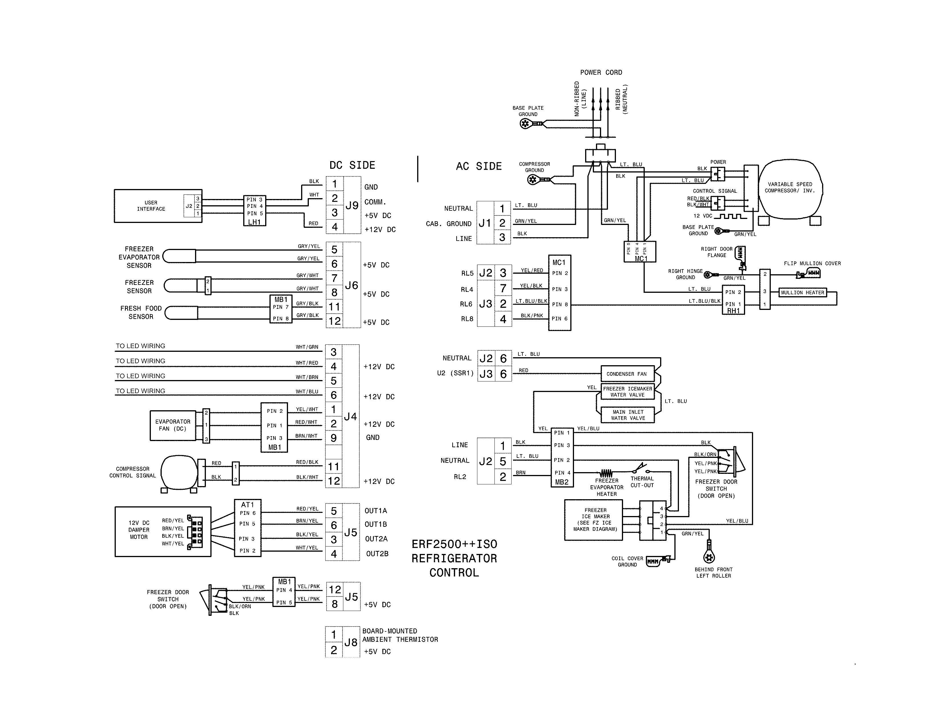 Kenmore 2537041941D wiring schematic diagram