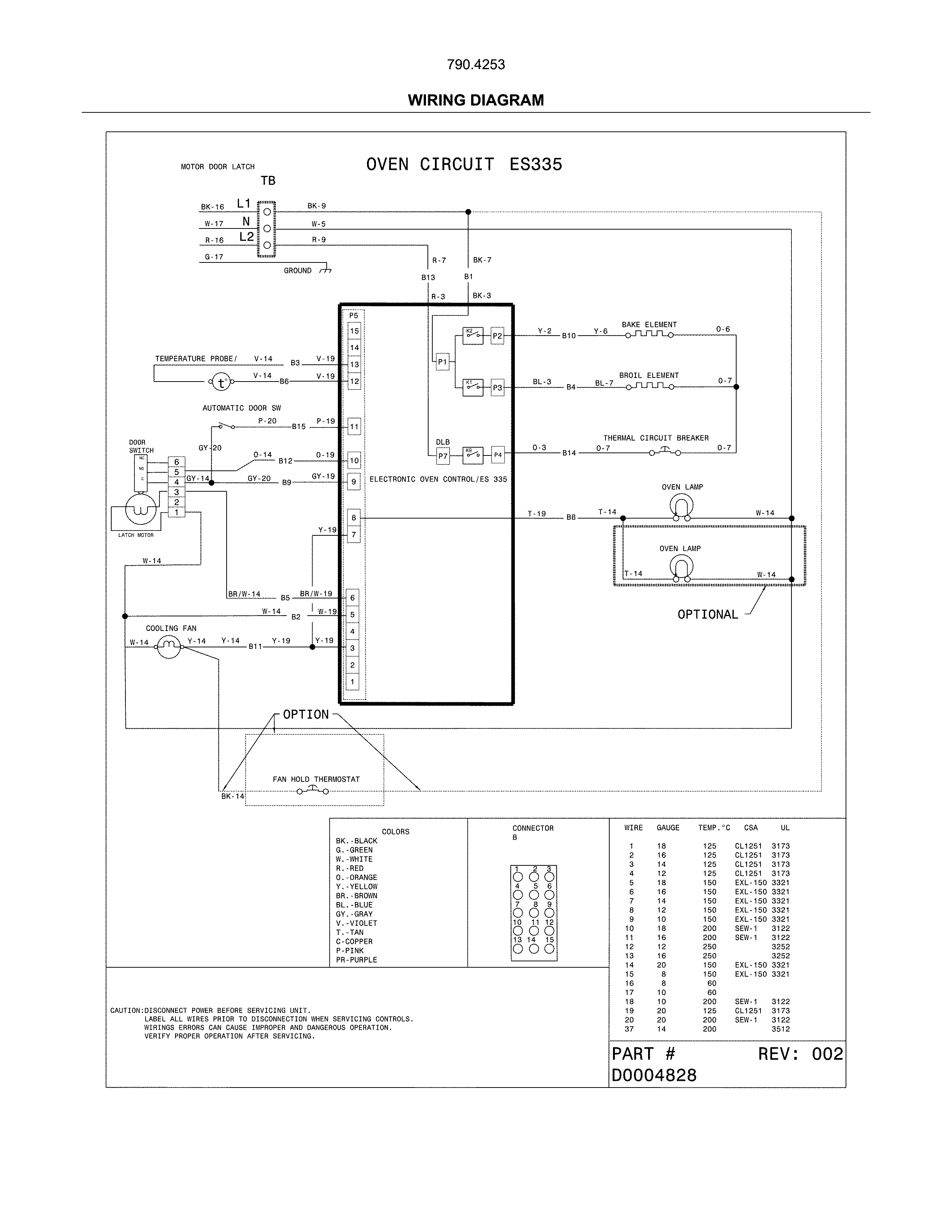 Kenmore 79042539318 wiring diagram diagram