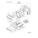 Frigidaire FFGW2415QWC door/drawer diagram