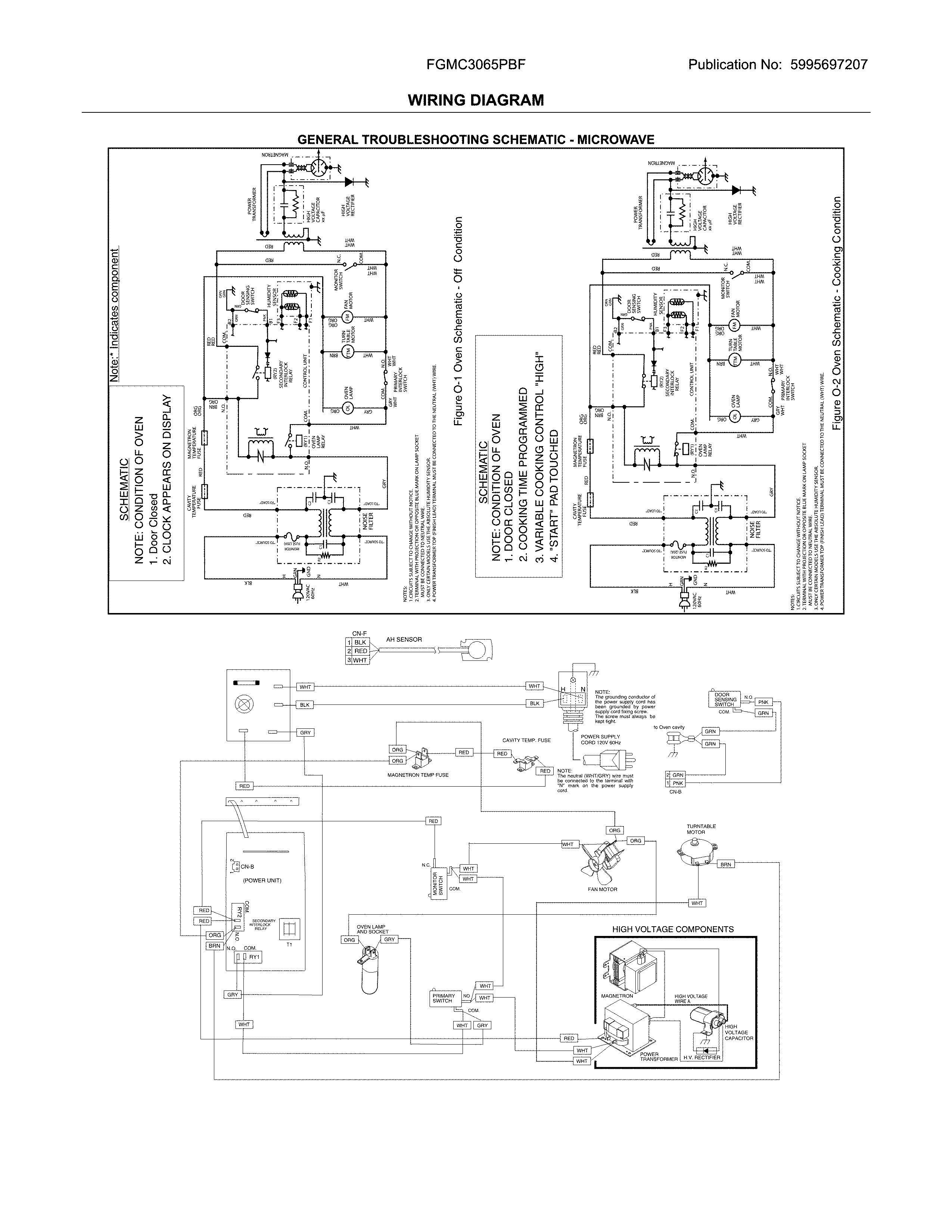 Frigidaire FGMC3065PBF wiring diagram diagram