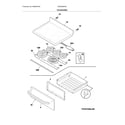 Crosley CRE3895PSE top/drawer diagram