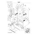 Frigidaire FGHB2866PP9A cabinet diagram