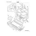 Frigidaire FGHB2866PP9A shelves diagram